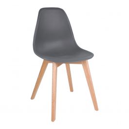 Kick dining chair Yuna - Dark Grey