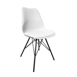 KICK LUUK Metal Bucket Chair - White