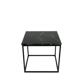Kick Marble Side Table - Black