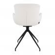 Kick swivel chair Novi - White