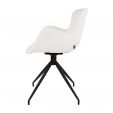 Kick swivel chair Novi - White