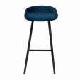 KICK FINN Bar Stool High - Dark Blue