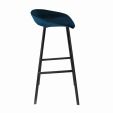 KICK FINN Bar Stool High - Dark Blue