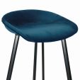 KICK FINN Bar Stool High - Dark Blue