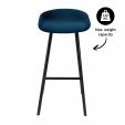 KICK FINN Bar Stool High - Dark Blue
