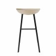 Kick Finn Bar Stool High - Champagne