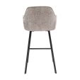 Kick Bar Stool Lynn - Grey