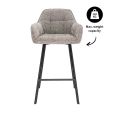 Kick Bar Stool Lynn - Grey
