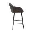 Kick Bar stool Mats - Dark Grey