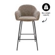 Kick Bar stool Mats - Taupe