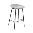 Kick Bar Stool Riga - 70cm - Grey