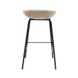 Kick Bar Stool Riga - 70cm - Taupe