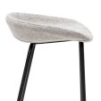 Kick Bar Stool Riga - 80cm - Grey