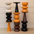 Kick side table Cato - Ochre yellow