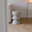 Kick side table Esra - Brown