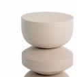 Kick side table Fos - Beige