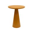 Kick side table Lea - Ochre yellow