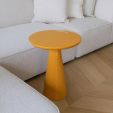 Kick side table Lea - Ochre yellow