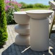 Kick side table Riv - Beige