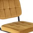 KICK IVY Tubular Frame Chair - Gold