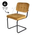 KICK IVY Tubular Frame Chair - Gold