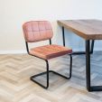 KICK IVY Tubular Frame Chair - Pink
