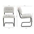 Kick Yves Tubular Frame Chair - White