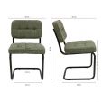 Kick Yves Tubular Frame Chair - Green