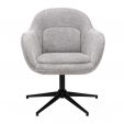 Kick swivel armchair Lux - Grey