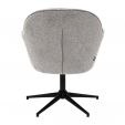 Kick swivel armchair Lux - Grey