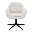 Kick swivel armchair Lux - Champagne