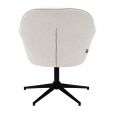 Kick swivel armchair Lux - Champagne