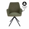 Kick swivel chair Alex - Green