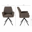 Kick swivel chair Alex - Taupe