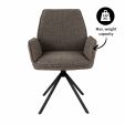 Kick swivel chair Alex - Taupe