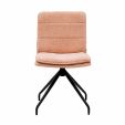 Kick swivel chair Aron - Pink
