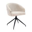 Kick swivel chair Ava - Champagne