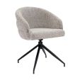Kick swivel chair Ava - Taupe