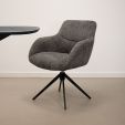 Kick swivel chair Fer - Dark Grey