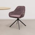 Kick swivel chair Jule - Purple