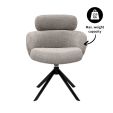 Kick swivel chair Kian - Grey