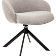 Kick swivel chair Kian - Grey