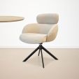Kick swivel chair Kian - Champagne