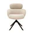Kick swivel chair Kian - Champagne