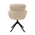 Kick swivel chair Kian - Champagne