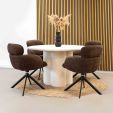 Kick swivel chair Kian - Champagne