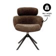 Kick swivel chair Kian - Taupe