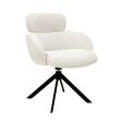 Kick swivel chair Kian - Crème