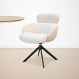 Kick swivel chair Kian - Crème