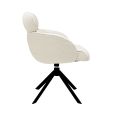 Kick swivel chair Kian - Crème